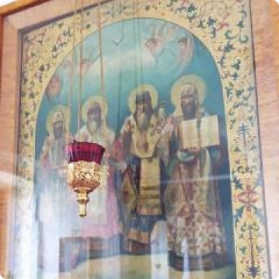 Икона святителей Московских. Первопрестольники Российские
