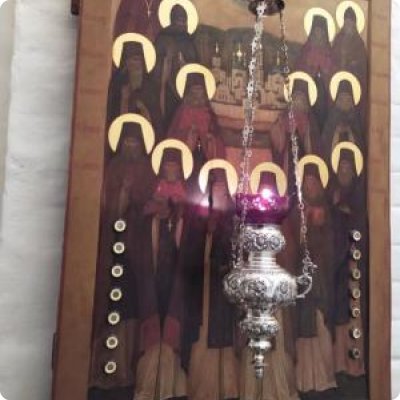 Икона преподобных Оптинских старцев