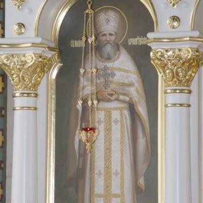 Икона св. прав. Иоанна Кронштадтского (иконостас храма Казанской иконы Божией Матери)