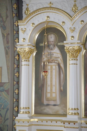 Икона св. прав. Иоанна Кронштадтского (иконостас храма Казанской иконы Божией Матери)
