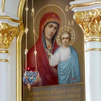 Икона Пресвятой Богородицы «Казанская» (иконостас храма Казанской иконы Божией Матери)